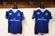 20 May 2016; The jerseys of Garry Ringrose and Ben Te'o of Leinster hang in the dressing room prior to the Guinness PRO12 Play-off match between Leinster and Ulster at the RDS Arena in Dublin. Photo by Stephen McCarthy/Sportsfile