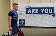 20 May 2016; Ian Madigan of Leinster arrives ahead of the Guinness PRO12 Play-off match between Leinster and Ulster at the RDS Arena in Dublin. Photo by Ramsey Cardy/Sportsfile