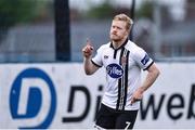 20 May 2016; Daryl Horgan of Dundalk celebrates after scoring his side's first goal in the Irish Daily Mail FAI Cup Second Round match between Dundalk v Shelbourne in Oriel Park, Dundalk, Co. Louth. Photo by Sportsfile