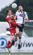20 May 2016; Robbie Benson of Dundalk in action against Daire Doyle of Shelbourne in the Irish Daily Mail FAI Cup Second Round match between Dundalk v Shelbourne in Oriel Park, Dundalk, Co. Louth. Photo by Sportsfile