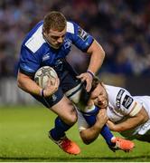 20 May 2016; Sean Cronin of Leinster is tackled by Darren Cave of Ulster during the Guinness PRO12 Play-off match between Leinster and Ulster at the RDS Arena in Dublin. Photo by Seb Daly/Sportsfile