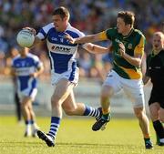 19 June 2010; Donal Kingston, Laois, in action against Kevin Reilly, Meath. Leinster GAA Football Senior Championship Quarter-Final Replay, Meath v Laois, O'Connor Park, Tullamore, Co. Offaly. Photo by Sportsfile
