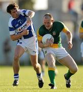 19 June 2010; Joe Sheridan, Meath, in action against Padraig McMahon, Laois. Leinster GAA Football Senior Championship Quarter-Final Replay, Meath v Laois, O'Connor Park, Tullamore, Co. Offaly. Photo by Sportsfile