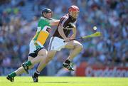 20 June 2010; Iarla Tannian, Galway, in action against Paul Cleary, Offaly. Leinster GAA Hurling Senior Championship Semi-Final, Galway v Offaly, Croke Park, Dublin. Picture credit: Brendan Moran / SPORTSFILE