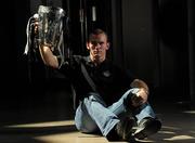 22 June 2010; Noel Hickey, Kilkenny, with the Liam MacCarthy Cup at the launch of the Guinness Hurling 'A County Will Rise' campaign. Guinness Storehouse, St James Gate, Dublin. Picture credit: David Maher / SPORTSFILE