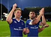 20 May 2016; Luke Fitzgerlad, left, and Dave Kearney of Leinster following the Guinness PRO12 Play-off match between Leinster and Ulster at the RDS Arena in Dublin. Photo by Stephen McCarthy/Sportsfile