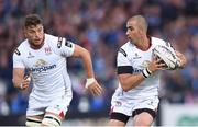 20 May 2016; Ruan Pienaar, right, and Sean Reidy of Ulster during the Guinness PRO12 Play-off match between Leinster and Ulster at the RDS Arena in Dublin. Photo by Ramsey Cardy/Sportsfile
