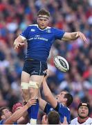 20 May 2016; Jamie Heaslip of Leinster during the Guinness PRO12 Play-off match between Leinster and Ulster at the RDS Arena in Dublin. Photo by Ramsey Cardy/Sportsfile