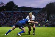 20 May 2016; Stuart Olding of Ulster is tackled by Dave Kearney of Leinster during the Guinness PRO12 Play-off match between Leinster and Ulster at the RDS Arena in Dublin. Photo by Ramsey Cardy/Sportsfile