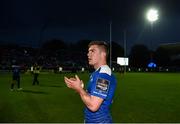 20 May 2016; Luke McGrath of Leinster following his side's victory in the Guinness PRO12 Play-off match between Leinster and Ulster at the RDS Arena in Dublin. Photo by Ramsey Cardy/Sportsfile