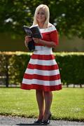 21 May 2016; Leona Quirke, from Tuam, Co. Galway, enjoying the day's racing at the Curragh Racecourse, Curragh, Co. Kildare. Photo by Sportsfile