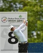 21 May 2016; Rory McIlroy of Northern Ireland watches his tee shot at the 8th tee box during day three of the Dubai Duty Free Irish Open Golf Championship at The K Club in Straffan, Co. Kildare. Photo by Matt Browne/Sportsfile