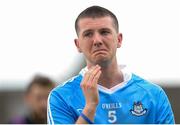21 May 2016; A dejected Conor Lennon of Dublin leaves the pitch after the final whistle in the Electric Ireland Leinster GAA Football Minor Championship, Quarter-Final, Dublin v Meath, in Pairc Tailteann, Navan, Co. Meath. Photo by Ray Lohan/Sportsfile