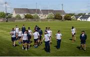 21 May 2016; The Connacht team after warming up before the Guinness PRO12 Play-off match between Connacht v Glasgow Warriors at the Sportsground, Galway. Photo by Ramsey Cardy/Sportsfile