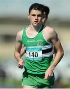 21 May 2016; Charlie O'Donovan, Colaiste Chriost Ri, Cork, on his way too winning the Boys 1500 meter final. GloHealth Munster Schools Track & Field Championships, Cork I.T, Cork. Photo by Eoin Noonan/Sportsfile