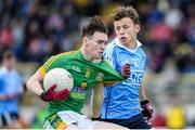 21 May 2016; Daragh Champion of Meath in action against Nathan Nolan of Dublin in the Electric Ireland Leinster GAA Football Minor Championship, Quarter-Final, Dublin v Meath, in Pairc Tailteann, Navan, Co. Meath. Photo by Ray Lohan/Sportsfile