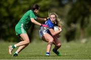 21 May 2016; Aisling McCarthy of Munster in action against Niamh Gallogly of Leinster in the MMI Ladies Football Interprovincial Football Shield Final, Leinster v Munster, in Kinnegad, Co. Westmeath. Photo by Sam Barnes/Sportsfile