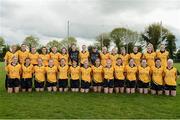 21 May 2016; The Ulster team ahead of the MMI Ladies Football Interprovincial Football Cup Final, Ulster v Connacht, in Kinnegad, Co. Westmeath. Photo by Sam Barnes/Sportsfile