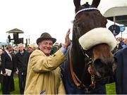 21 May 2016; Trainer Kevin Prendergast celebrates after sending Awtaad out to win the Tattersalls Irish 2,000 Guineas at the Curragh Racecourse, Curragh, Co. Kildare. Photo by Sportsfile