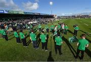 21 May 2016; Connacht players run out ahead of the Guinness PRO12 Play-off match between Connacht and Glasgow Warriors at the Sportsground in Galway. Photo by Ramsey Cardy/Sportsfile