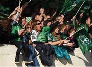 21 May 2016; Connacht supporters during the Guinness PRO12 Play-off match between Connacht and Glasgow Warriors at the Sportsground in Galway. Photo by Stephen McCarthy/Sportsfile