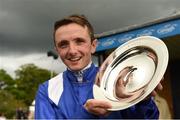 21 May 2016; Jockey Chris Hayes after winning the Tattersalls Irish 2,000 Guineas aboard Awtaad at the Curragh Racecourse, Curragh, Co. Kildare. Photo by Sportsfile