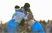 21 May 2016; John Muldoon of Connacht is tackled by D'arcy Rae, left, and Fraser Brown of Glasgow Warriors during the Guinness PRO12 Play-off match between Connacht and Glasgow Warriors at the Sportsground in Galway. Photo by Stephen McCarthy/Sportsfile