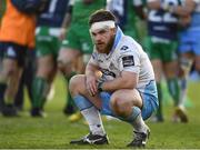 21 May 2016; D’arcy Rae of Glasgow Warriors following the Guinness PRO12 Play-off match between Connacht and Glasgow Warriors at the Sportsground in Galway. Photo by Stephen McCarthy/Sportsfile