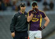 21 May 2016; A dejected Daithí Waters, right, of Wexford with selector Mattie Forde after the Leinster GAA Football Senior Championship, Quarter-Final, Wexford v Kildare, at Croke Park, Dublin. Photo by Piaras Ó Mídheach/Sportsfile