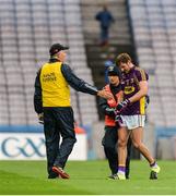 21 May 2016; Brian Malone of Wexford leaves the field after picking up an injury in the Leinster GAA Football Senior Championship, Quarter-Final, Wexford v Kildare, at Croke Park, Dublin. Photo by Piaras Ó Mídheach/Sportsfile