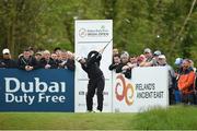 22 May 2016; Russell Knox of Scotland drives from the 6th tee during the final round of the Dubai Duty Free Irish Open Golf Championship at The K Club in Straffan, Co. Kildare. Photo by Diarmuid Greene/Sportsfile