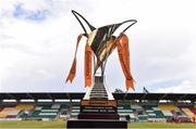 22 May 2016; A general view of the trophy before the start of the Continental Tyres Women's National League Replay at Tallaght Stadium, Tallaght, Co. Dublin.  Photo by David Maher/Sportsfile
