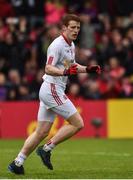 22 May 2016; Peter Harte of Tyrone celebrates after scoring his side's 3rd goal during the Ulster GAA Football Senior Championship, Quarter-Final, at Celtic Park, Derry.  Photo by Sportsfile