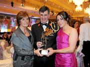 14 November 2009; Kildare All Star award winner Noelle Earley, right, with her parents Mary and Dermot Earley Snr, Chief of Staff of the Defence Forces. TG4 O'Neill's Ladies Football All-Star Awards 2009, Citywest Hotel, Conference, Leisure and Golf Resort, Dublin. Picture credit: Brendan Moran / SPORTSFILE