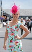 26 June 2010; RTÉ Presenter Kathryn Thomas at the Irish Derby Festival, the Curragh Racecourse, Curragh, Co. Kildare. Picture credit: Matt Browne / SPORTSFILE