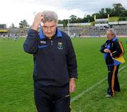 26 June 2010; Wicklow manager Mick O'Dwyer at the final whistle. GAA Football All-Ireland Senior Championship Qualifier Round 1, Cavan v Wicklow, Kingspan Breffni Park, Cavan. Picture credit: Oliver McVeigh / SPORTSFILE