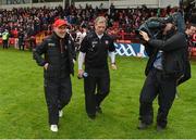 22 May 2016; Tyrone manager Mickey Harte after the Ulster GAA Football Senior Championship, Quarter-Final, at Celtic Park, Derry.  Photo by Sportsfile