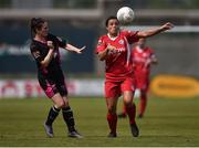 22 May 2016; Noelle Murray of Shelbourne Ladies in action against Aisling Frawley of Wexford Youth WFC during the Continental Tyres Women's National League Replay at Tallaght Stadium, Tallaght, Co. Dublin Photo by David Maher/Sportsfile