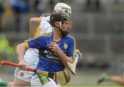 22 May 2016; John Egan of Kerry in action against Dermot Shortt of Offaly during the Leinster GAA Hurling Championship Qualifier, Round 3, between Offaly and Kerry at O'Connor Park, Tullamore, Co. Offaly.