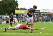 22 May 2016; John McGrath of Tipperary in action against Mark Ellis of Cork during the Munster GAA Hurling Senior Championship Quarter-Final match between Tipperary and Cork at Semple Stadium in Thurles, Co. Tipperary. Photo by Stephen McCarthy/Sportsfile