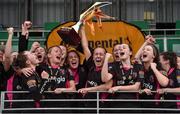 22 May 2016; Wexford Youth WFC players celebrate at the end of the game at the Continental Tyres Women's National League Replay at Tallaght Stadium, Tallaght, Co. Dublin. Photo by David Maher/Sportsfile