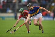 22 May 2016; Dan McCormack of Tipperary in action against Christopher Joyce of Cork during the Munster GAA Hurling Senior Championship Quarter-Final match between Tipperary and Cork at Semple Stadium in Thurles, Co. Tipperary. Photo by Stephen McCarthy/Sportsfile