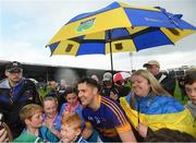 22 May 2016; Seamus Callanan of Tipperary with supporters following the Munster GAA Hurling Senior Championship Quarter-Final match between Tipperary and Cork at Semple Stadium in Thurles, Co. Tipperary. Photo by Stephen McCarthy/Sportsfile
