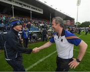22 May 2016; Tipperary manager Michael Ryan with selector Conor Stakelum following the Munster GAA Hurling Senior Championship Quarter-Final match between Tipperary and Cork at Semple Stadium in Thurles, Co. Tipperary. Photo by Stephen McCarthy/Sportsfile