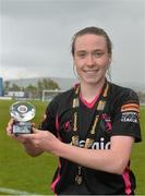 22 May 2016; Claire O'Riordan of Wexford Youths WFC, winner of the player of the match award at the end of the Continental Tyres Women's National League Replay at Tallaght Stadium, Tallaght, Co. Dublin. Photo by David Maher/Sportsfile