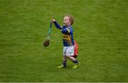 22 May 2016; Three year old Séamie Canny, from Clonmel, Co. Tipperary, practices his hurling on the pitch after the Munster GAA Hurling Senior Championship Quarter-Final match between Tipperary and Cork at Semple Stadium in Thurles, Co. Tipperary.  Photo by Dáire Brennan/SPORTSFILE