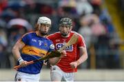22 May 2016; Michael Breen of Tipperary in action against Damien Cahalane of Cork during the Munster GAA Hurling Senior Championship Quarter-Final match between Tipperary and Cork at Semple Stadium in Thurles, Co. Tipperary. Photo by Dáire Brennan/SPORTSFILE