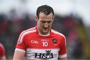 22 May 2016; A dejected Shane Heavron of Derry after the game in the Ulster GAA Football Senior Championship, Quarter-Final, at Celtic Park, Derry. Photo by Oliver McVeigh/Sportsfile