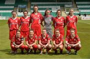 22 May 2016; The Shelbourne Ladies team before the Continental Tyres Women's National League Replay at Tallaght Stadium, Tallaght, Co. Dublin. Photo by David Maher/Sportsfile