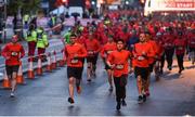 22 May 2016; A general view from the start of the 2016 Virgin Media Night Run in Dublin City Centre, Dublin. Photo by Tomás Greally/Sportsfile